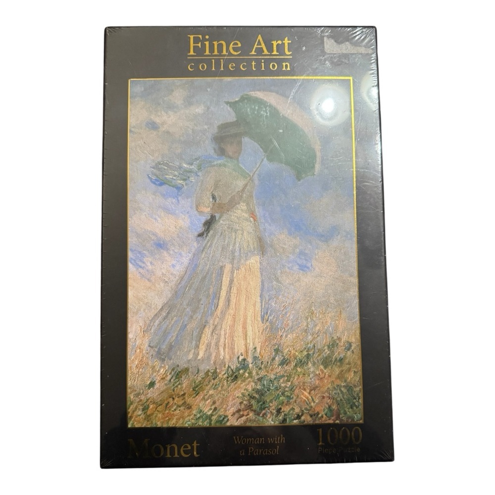 Monet Woman with a Parasol 1000 Piece Puzzle Fine Art Collection Sealed